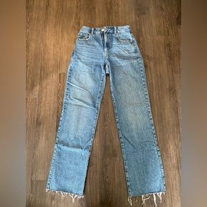 Garage 90s straight leg high wasted jeans